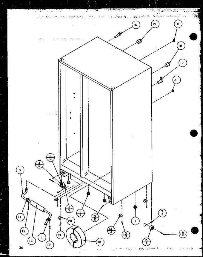 Diagram for 36548 (BOM: P1121704W L)