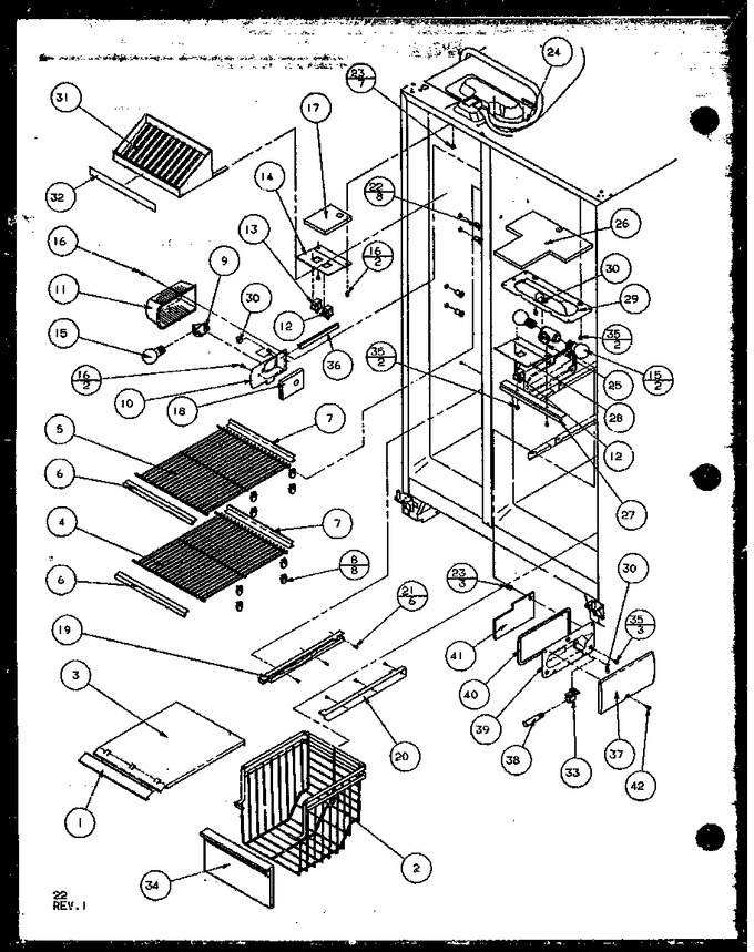 Diagram for 36548 (BOM: P1121704W L)