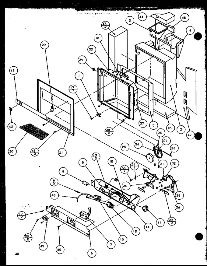 Diagram for 36548 (BOM: P1121704W L)