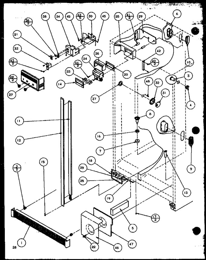 Diagram for 36548 (BOM: P1121704W L)