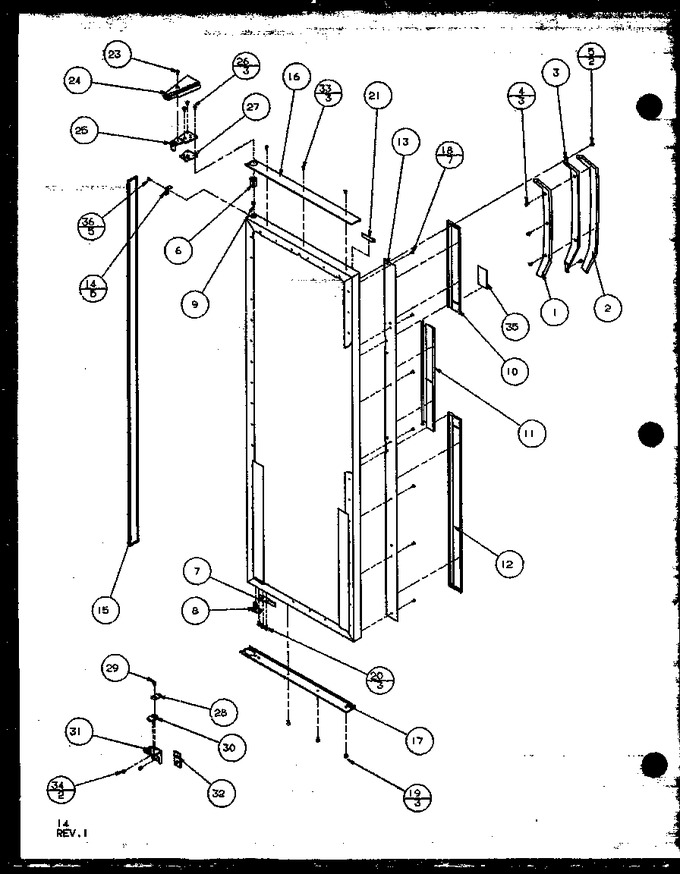 Diagram for 36548 (BOM: P1121704W L)