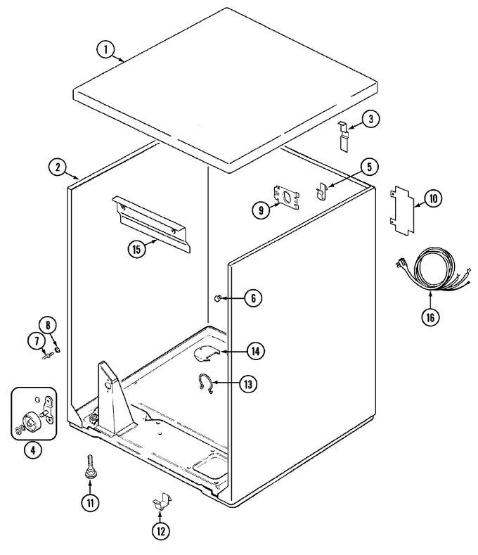 Diagram for PYE2300AYW