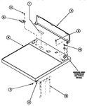 Diagram for 01 - Cabinet Top And Control Hood Rear Panel