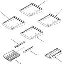 Diagram for 15 - Refrigerator Shelves