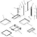 Diagram for 12 - Refrigerator Shelves