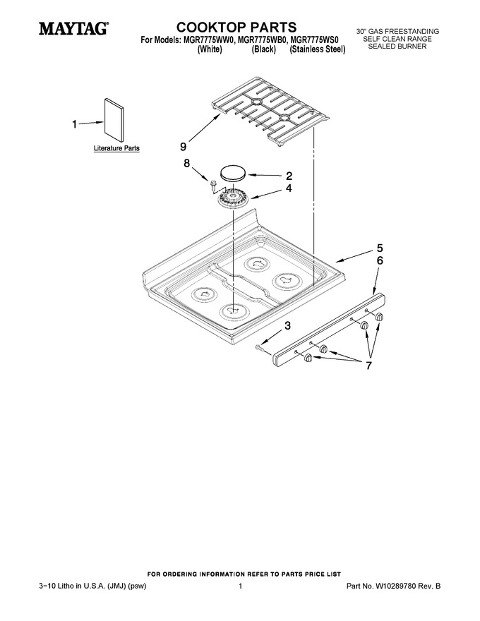 Diagram for MGR7775WS0