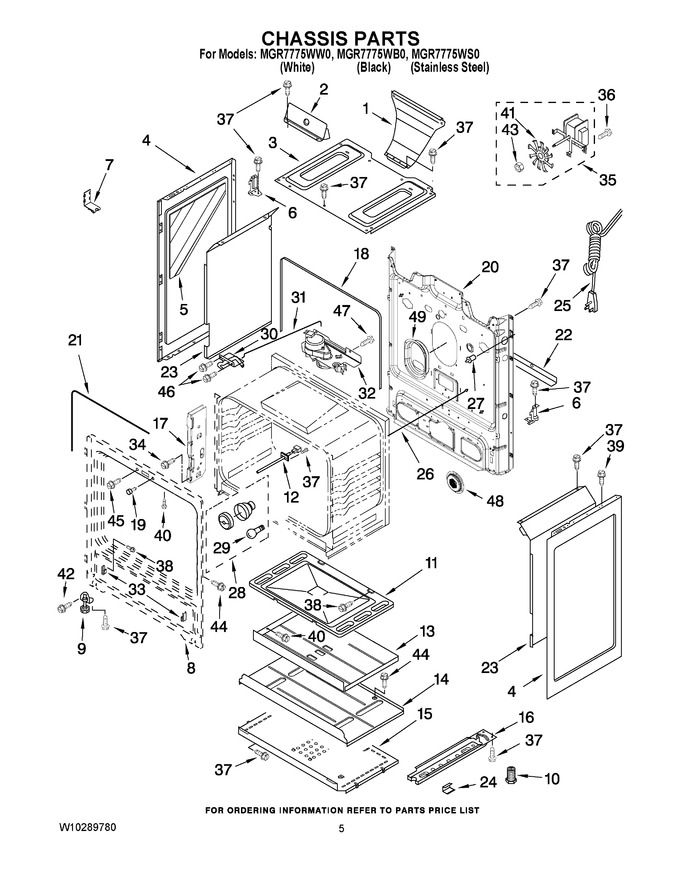 Diagram for MGR7775WS0