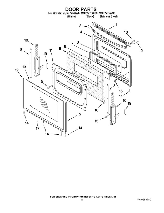 Diagram for MGR7775WS0