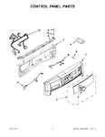 Diagram for 03 - Control Panel Parts