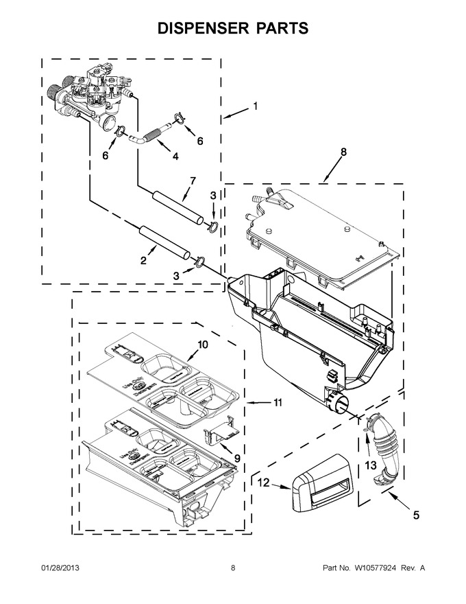 Diagram for MHW4200BW0