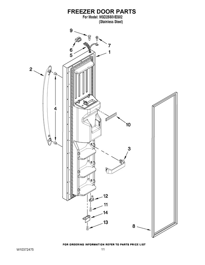 Diagram for MSD2550VES02