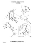 Diagram for 08 - Dispenser Front Parts