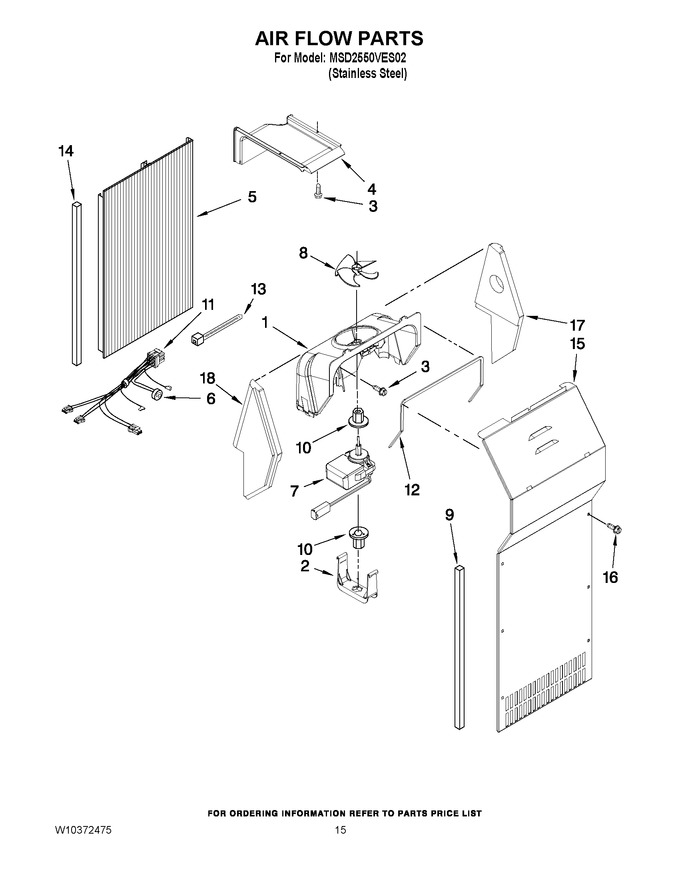 Diagram for MSD2550VES02