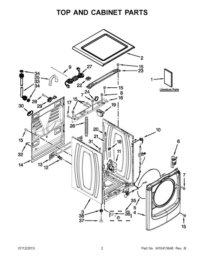 Diagram for MHW6000XW2