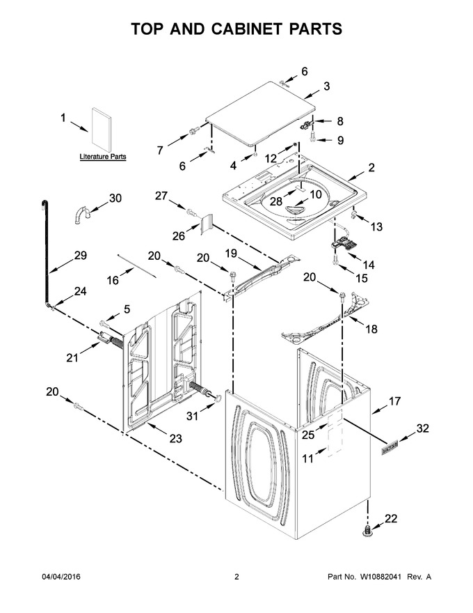 Diagram for MVWC565FW0