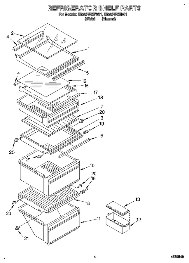 Diagram for ED22PWXBW01