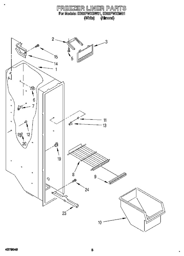 Diagram for ED22PWXBW01