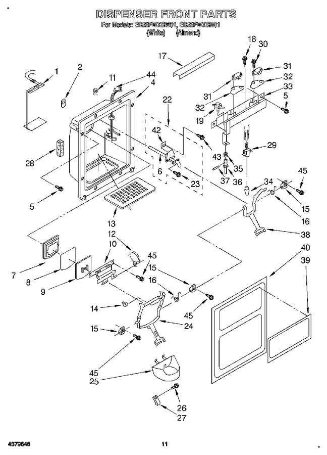 Diagram for ED22PWXBW01