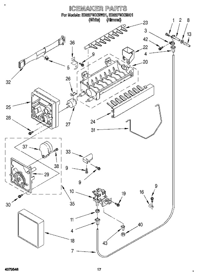 Diagram for ED22PWXBW01