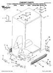 Diagram for 01 - Cabinet Parts