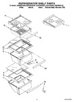 Diagram for 03 - Refrigerator Shelf Parts