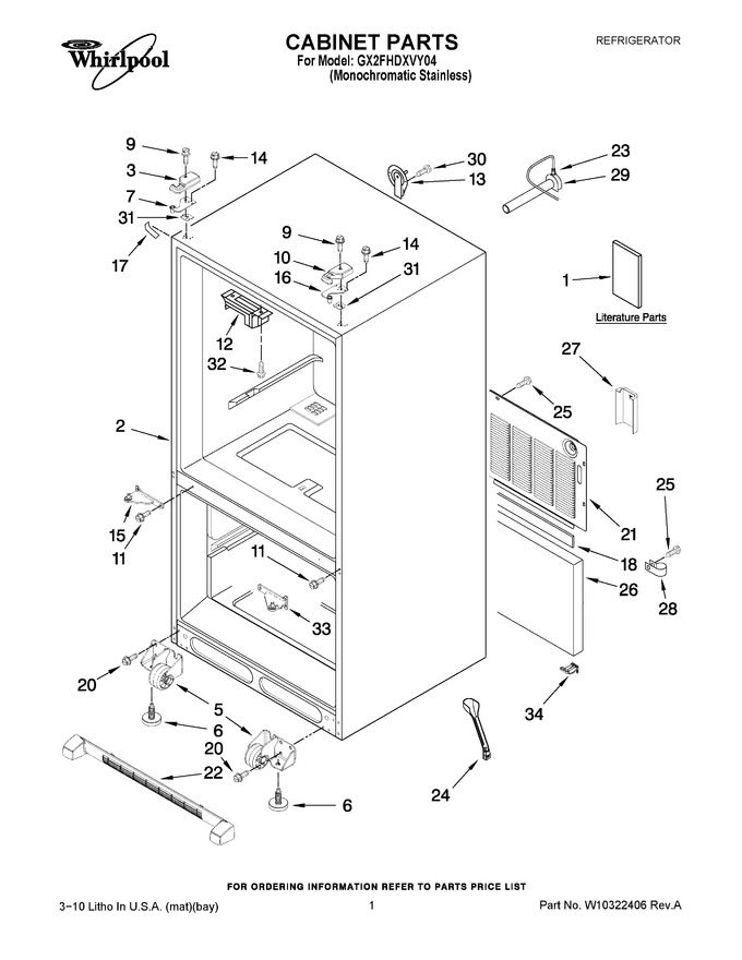 Diagram for GX2FHDXVY04