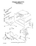 Diagram for 02 - Freezer Liner Parts