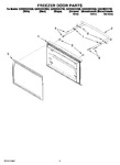 Diagram for 03 - Freezer Door Parts