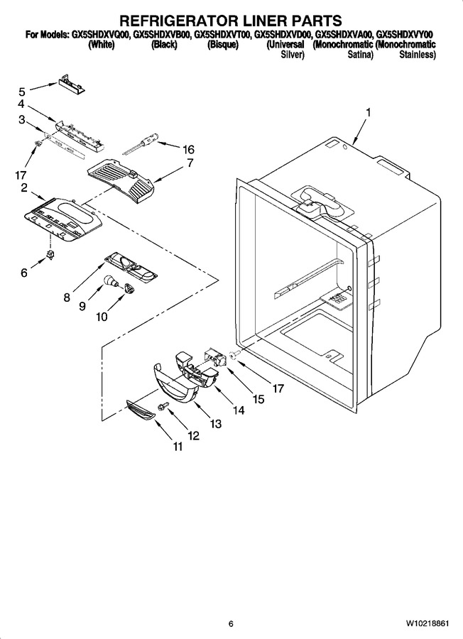 Diagram for GX5SHDXVD00