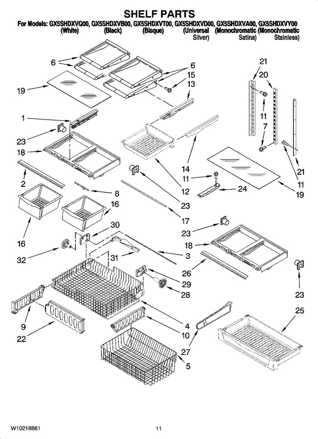 Diagram for GX5SHDXVD00