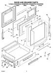 Diagram for 04 - Door And Drawer Parts