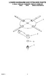 Diagram for 04 - Lower Washarm And Strainer Parts