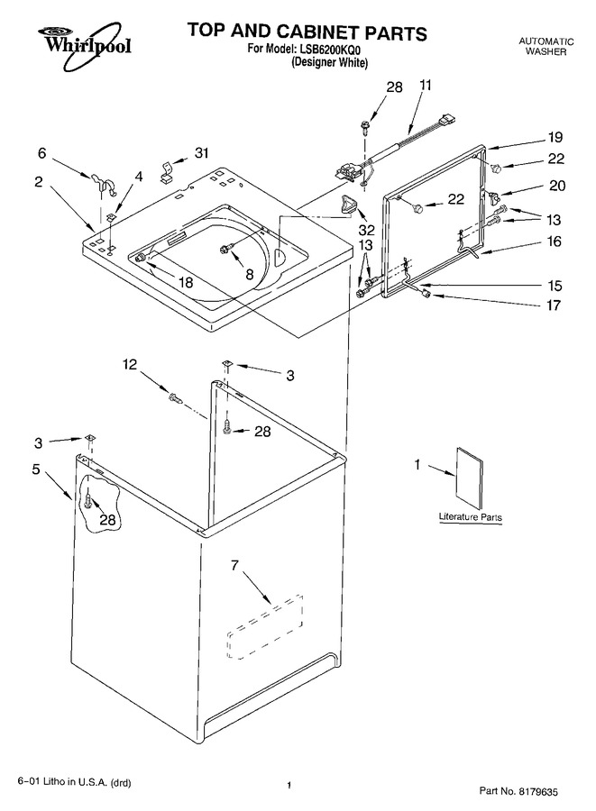 Diagram for LSB6200KQ0