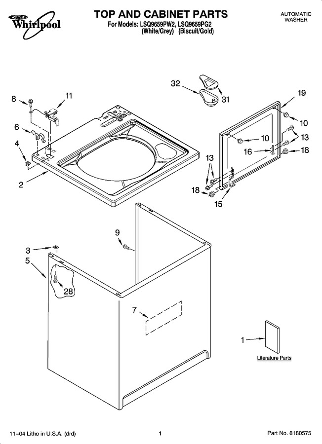 Diagram for LSQ9659PW2