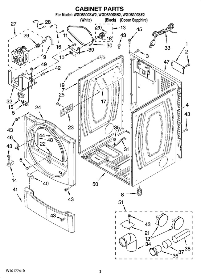 Diagram for WGD8300SW2