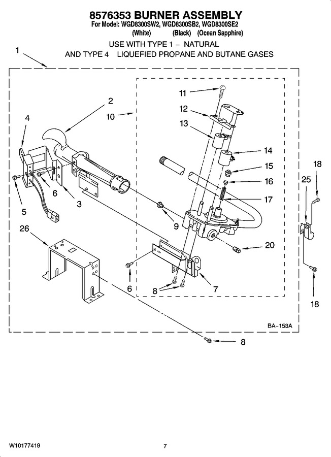 Diagram for WGD8300SW2