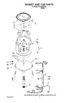 Diagram for 03 - Basket And Tub Parts