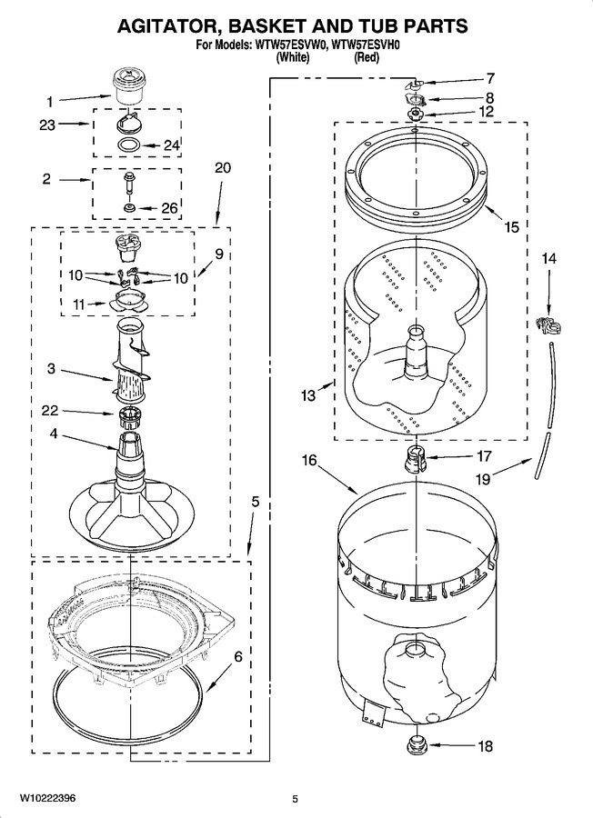 Diagram for WTW57ESVH0