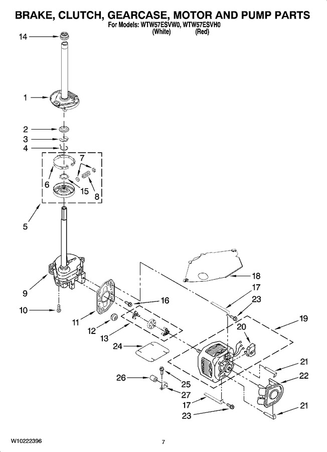 Diagram for WTW57ESVH0