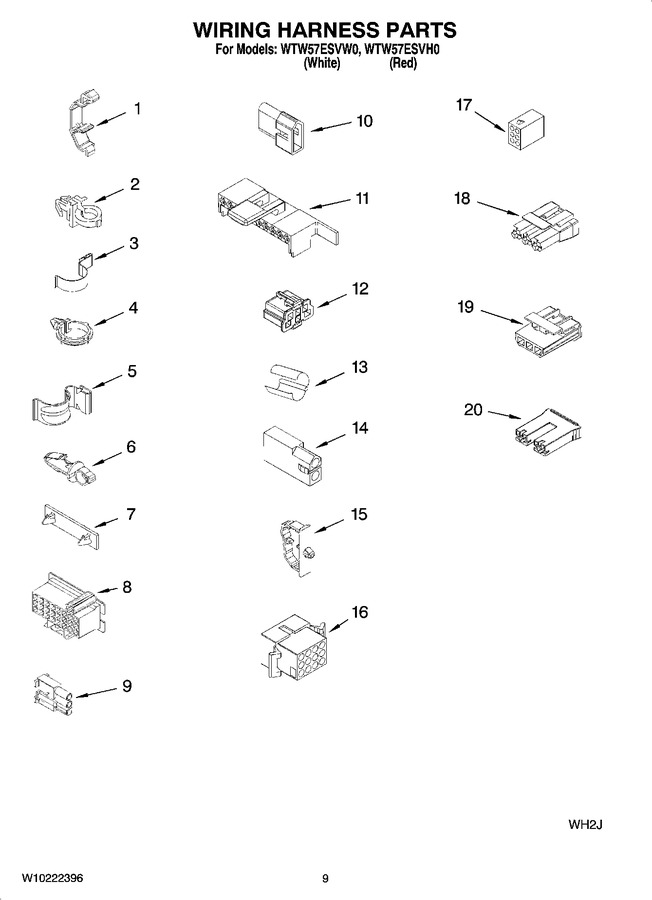 Diagram for WTW57ESVH0