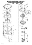 Diagram for 03 - Motor, Basket And Tub Parts