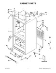 Diagram for 01 - Cabinet Parts