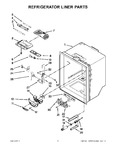 Diagram for 03 - Refrigerator Liner Parts