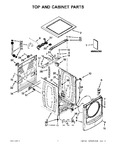 Diagram for 01 - Top And Cabinet Parts