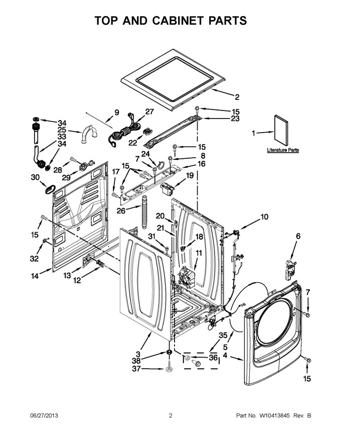 Diagram for WFW94HEXW2