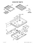 Diagram for 01 - Cooktop Parts