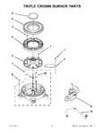 Diagram for 09 - Triple Crown Burner Parts