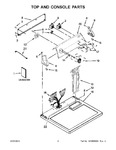 Diagram for 02 - Top And Console Parts