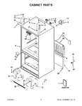 Diagram for 02 - Cabinet Parts