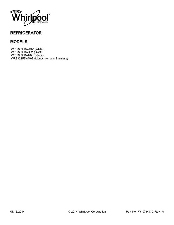 Diagram for WRS322FDAB02